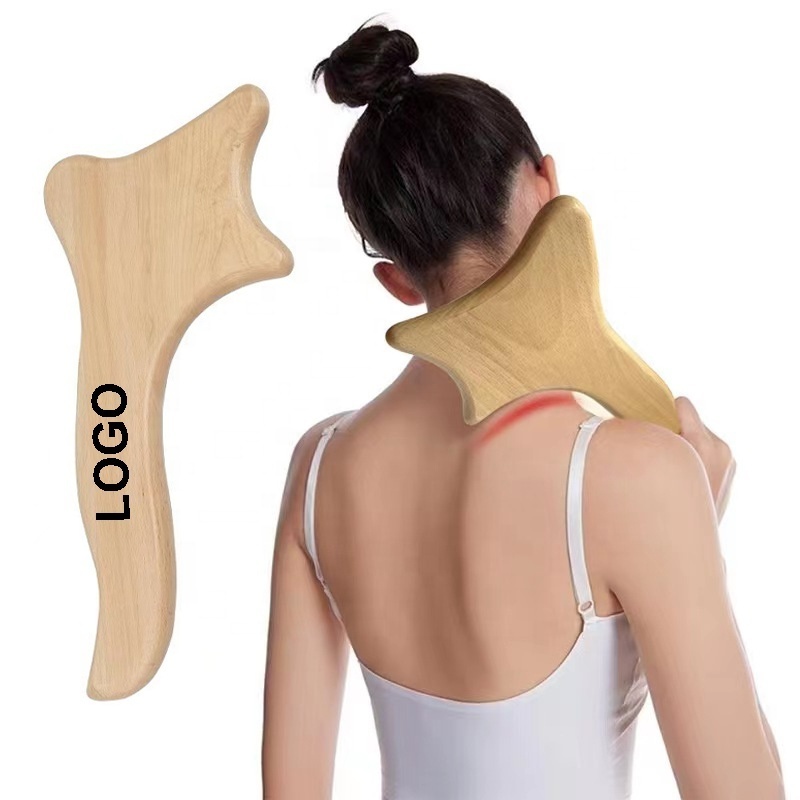 Lymphatic drainage paddle product body gua sha wooden massager wood therapy tools for body shaping wood massage therapy tools