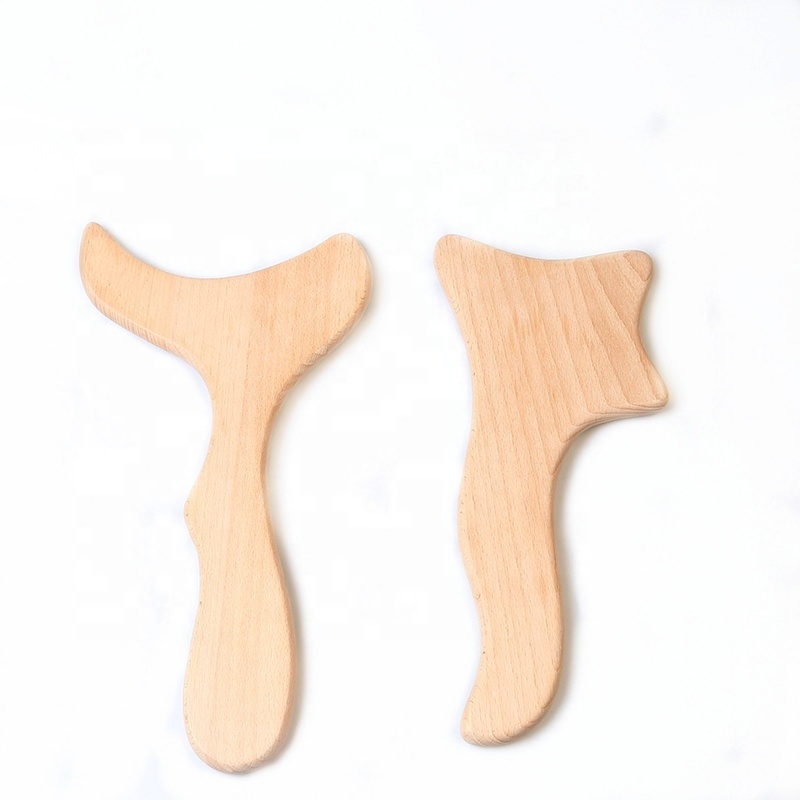 Lymphatic drainage paddle product body gua sha wooden massager wood therapy tools for body shaping wood massage therapy tools