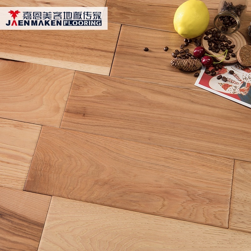 Hickory Solid Hand Scraped Wire Brushed Hardwood Flooring Manufacturers