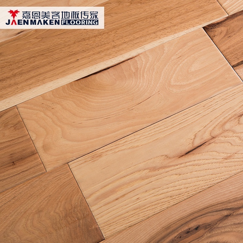 Hickory Solid Hand Scraped Wire Brushed Hardwood Flooring Manufacturers