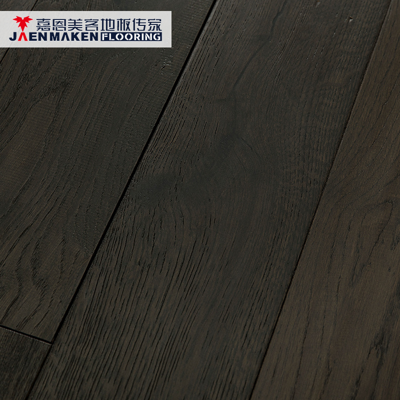 Grey Timber Solid Hardwood Flooring Hand Scraped Waterproof 18 Mm or 15mm Oak Flooring White Oak Apartment Grey Shadow Jaenmaken