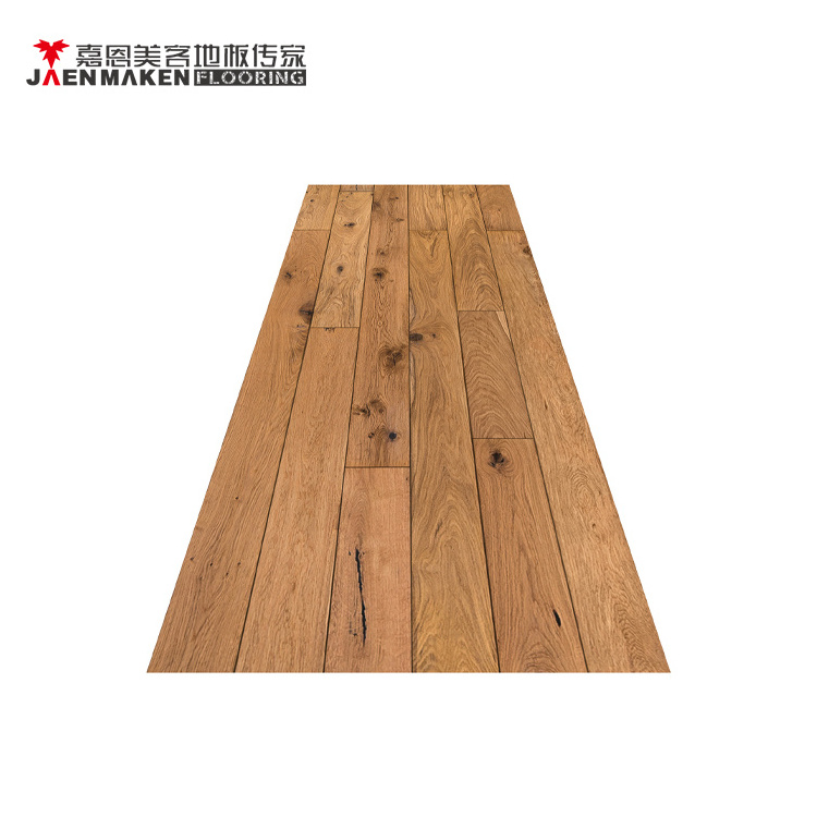 Oak Wood Ukraine Handscraped Hardwood Flooring Timber Laminate Flooring