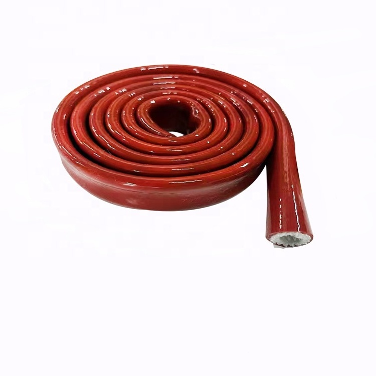 JAS High Temperature Fiberglass Cable Sleeve Hose And Fire Resistant Cable High Temperature Fiberglass Braided Cable Sleeve