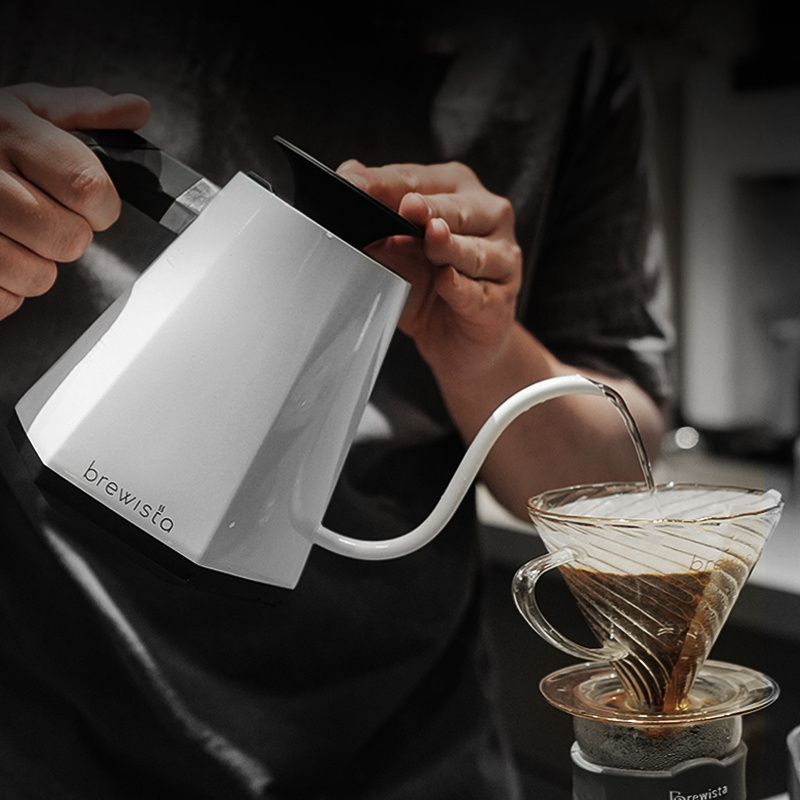 Brewista X double wall constant temperature 800ml gooseneck variale temperature control kettle coffee pot