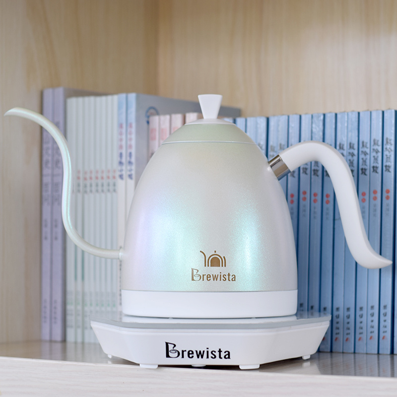 EU plug  The 4th Brewista Artisan double wall constant temperature 600ml gooseneck variale temperature control kettle coffee pot