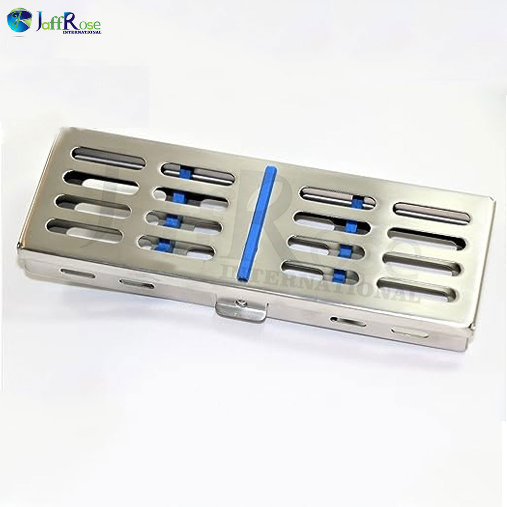 Wholesale Stainless Steel Dental Sterilization Box Autoclavable Surgical Sterilization Rack Dental Disinfection Tray