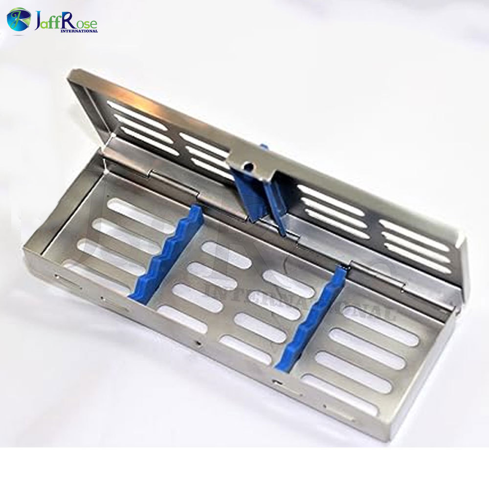 Wholesale Stainless Steel Dental Sterilization Box Autoclavable Surgical Sterilization Rack Dental Disinfection Tray