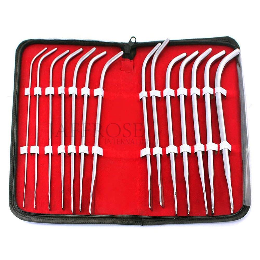 Van Buren Sounds Set of 6 Pieces A+ Quality Urology Instruments Van Buren Sounds with A Carrying CASE