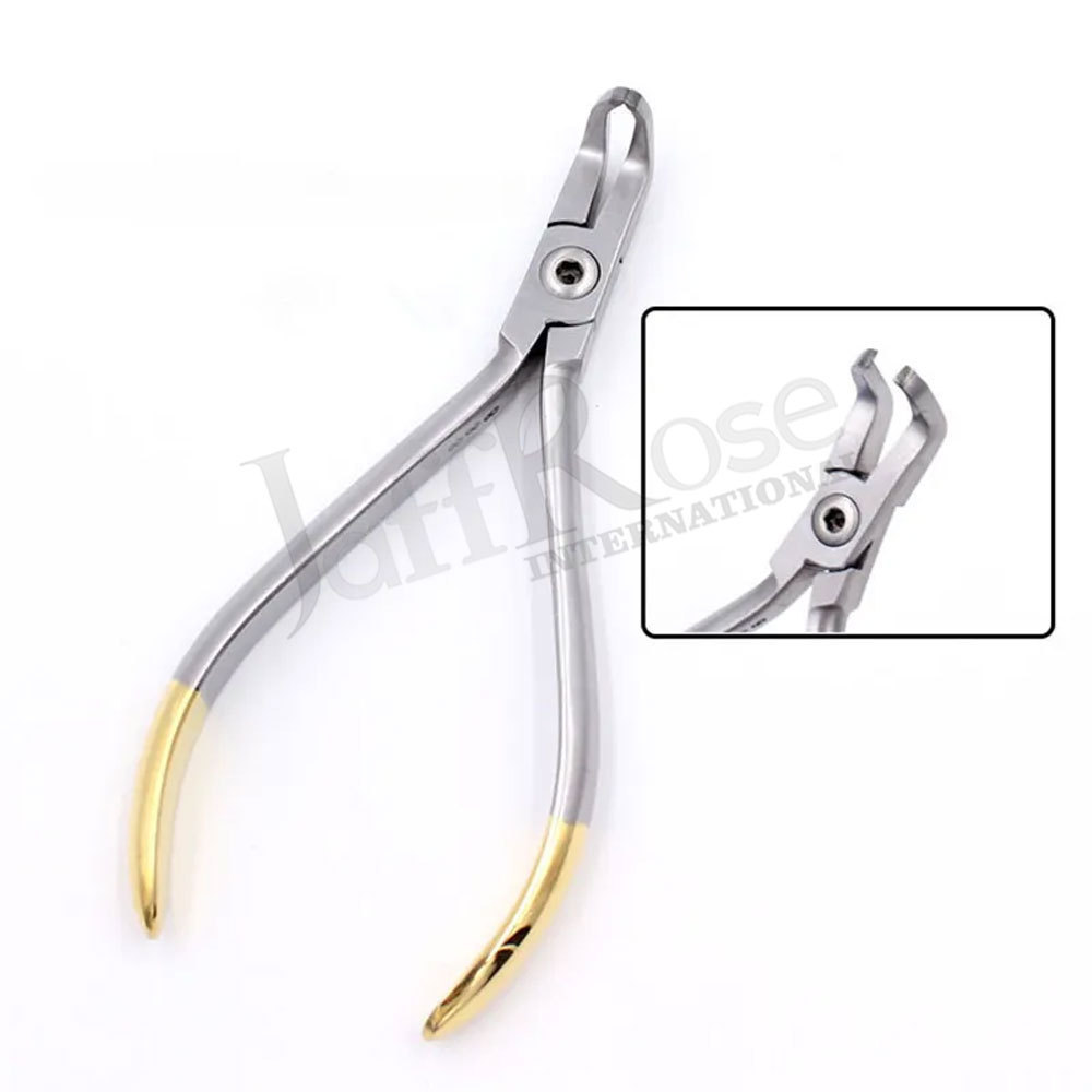 Stainless Steel Dental Posterior Teeth Bracket Removing Pliers Cutting Adhesive Part Stainless Steel Dental Orthodontic Forceps