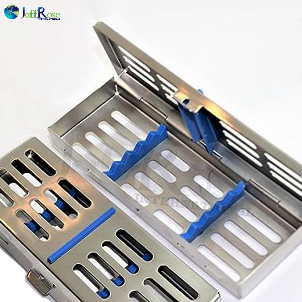 Wholesale Stainless Steel Dental Sterilization Box Autoclavable Surgical Sterilization Rack Dental Disinfection Tray