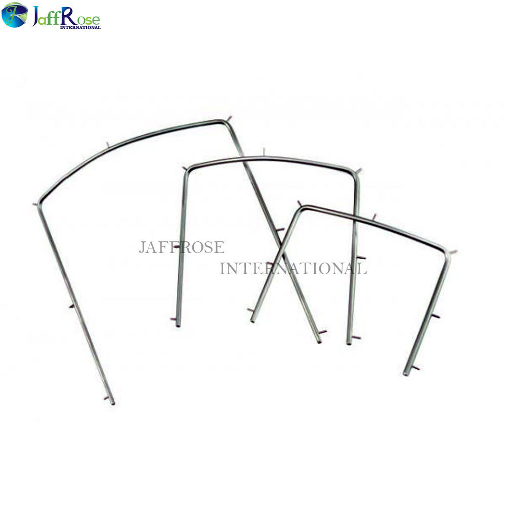 18 Pieces Set High Quality Stainless Steel Rubber Dam Kit High Quality 15 Clamps 3 Frames Small Medium Large