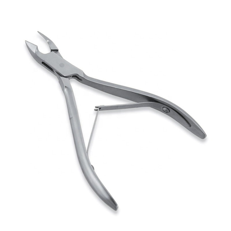 Stainless Steel Nail Clipper Ingrown Pedicure Trimmer Toenail Cuticle Nipper for Professional Use