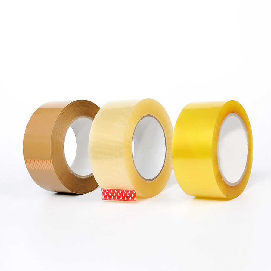 BOPP Self Adhesive  Washi Tape For Cartoon Sealing In High Strength & Best Quality 60 Yard/ 100 Yard Tape Clear & Brown Noise