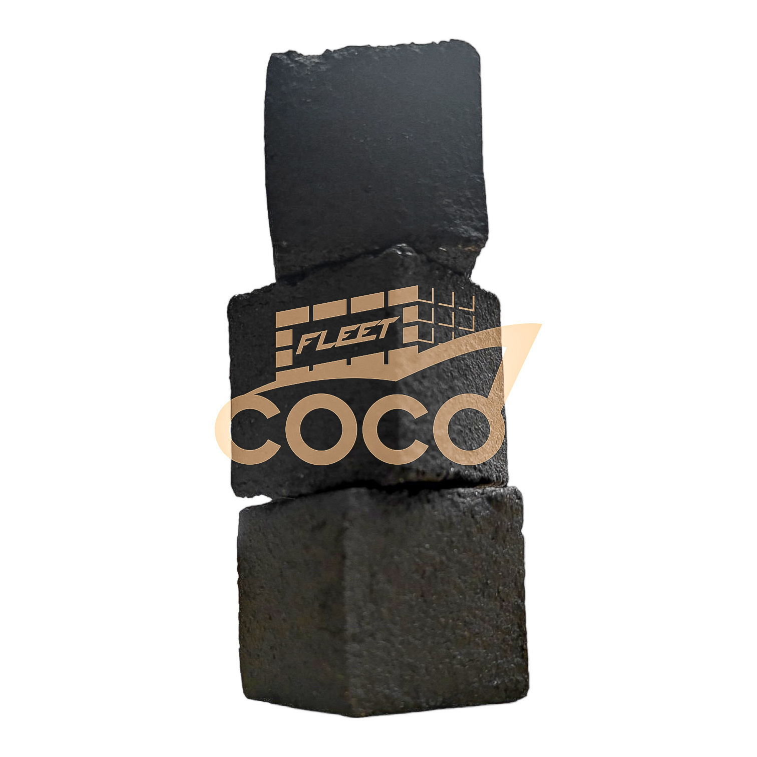 Cocofleet Coconut Shell Charcoal Briquette for Shisha Hookah in Rectangle Shape Premium Organic Charcoal Indonesia Products