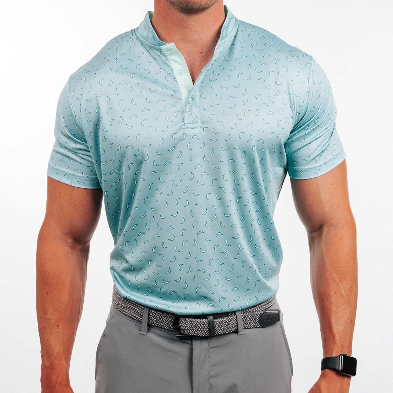 Hot Products Wholesale Durable Moisture Wicking Blade Collar Golf Shirt Knitted Polo Shirt For Men