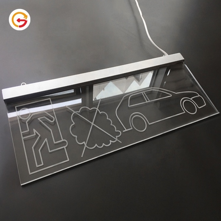 JAGUARSIGN Manufacturer Custom Emergency Exit Sign LED Light UL Exit Sign for Underground Parking