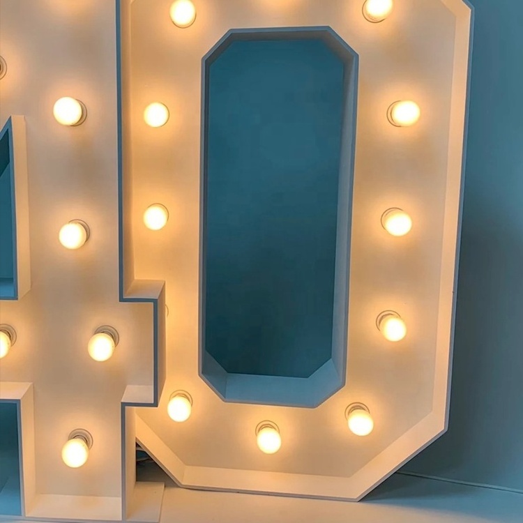 JAGUARSIGN Manufacturer Custom Marquee Letters Giant Birthday LED Marquee Numbers Party Decoration