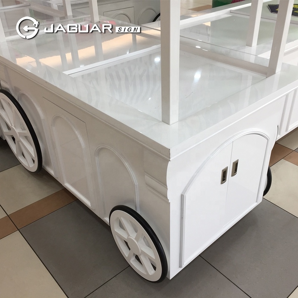 Custom Design shopping display candy carts