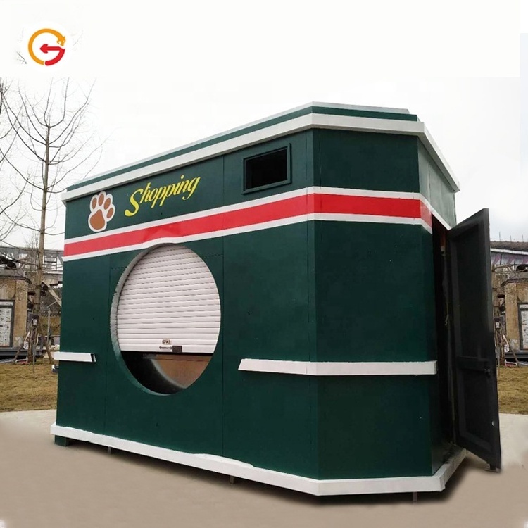 JAGUARSIGN Manufacturer Custom Breakfast Kiosk Food Beverage Kiosk Container Coffee Shop Fast Food Kiosk for Sale