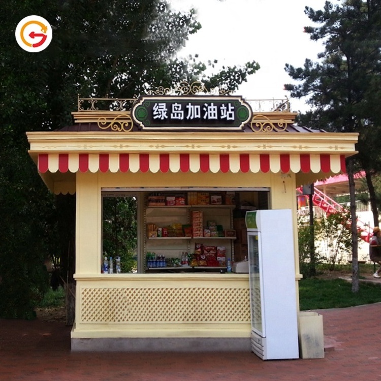 JAGUARSIGN Manufacturer Custom Coffee Shop Kiosk Outdoor Food Booth Kiosk Ice Cream Kiosk