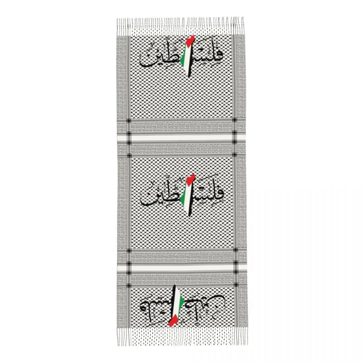 Women Palestine Winter Shawls Colorful Keffiyeh Scarf for Womens Winter Fall Muslim Ladies Hijab Keffiyeh Palestine Shawl