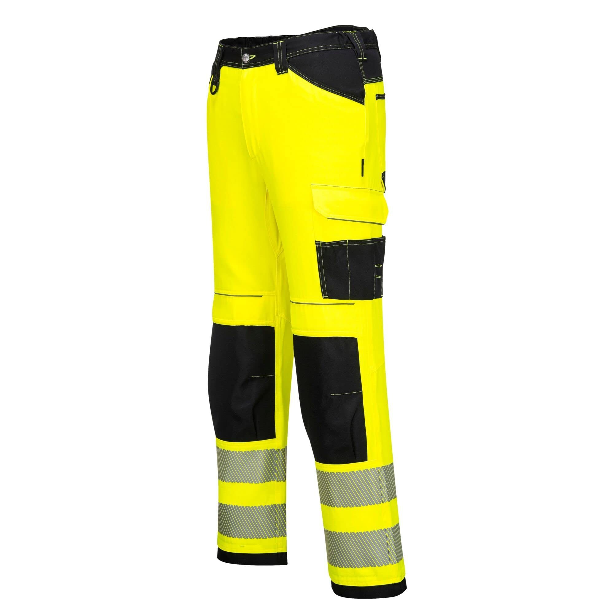 Visibility Traffic Safety Work Pants Lightweight Reflective Tape Work Cargo Men Wear Trouser Construction Safety Pant