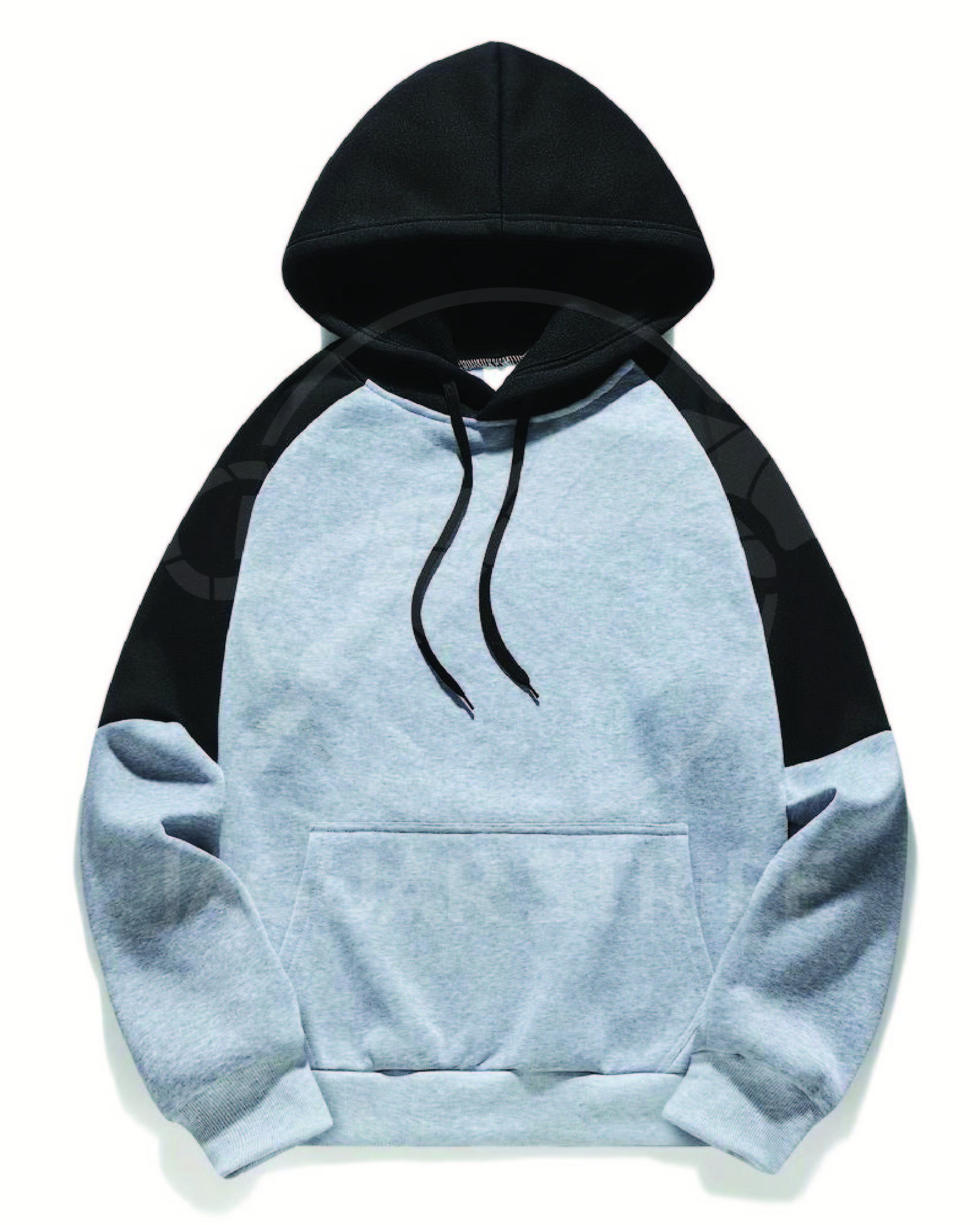 Baggy Style Color Block 100% Cotton Hoodie Pullover Down Shoulder 2024 Street Fashion Hoodie Free Sample Hoodie