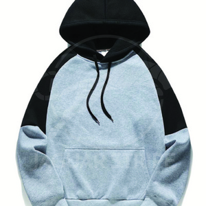 Baggy Style Color Block 100% Cotton Hoodie Pullover Down Shoulder 2024 Street Fashion Hoodie Free Sample Hoodie