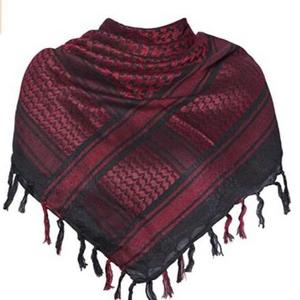 Top Quality Shemagh  Material Made 100% Cotton Men Arabic Shemagh Palestine Scarf Islamic Mens Scarf Shemagh