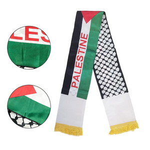 Palestine Scarf Waterproof Palestinian Print National Shawl Polyester Palestine Scarf