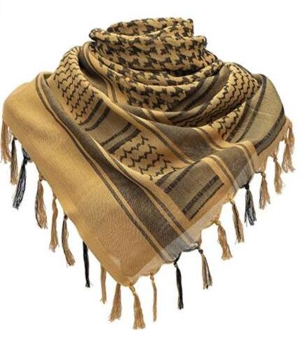 Top Quality Shemagh  Material Made 100% Cotton Men Arabic Shemagh Palestine Scarf Islamic Mens Scarf Shemagh