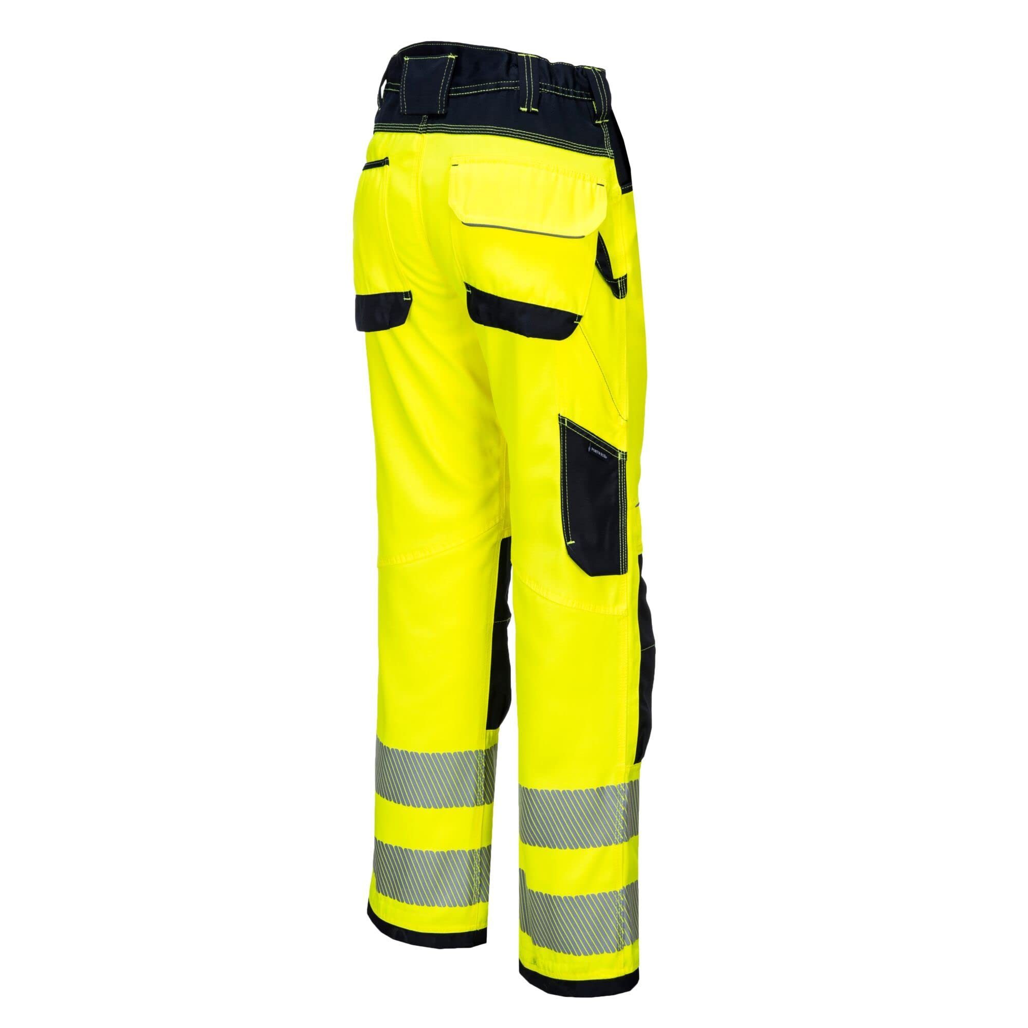 Visibility Traffic Safety Work Pants Lightweight Reflective Tape Work Cargo Men Wear Trouser Construction Safety Pant