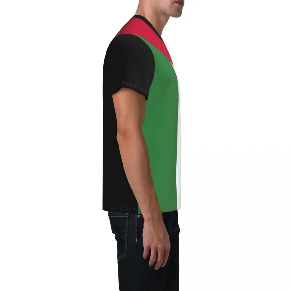 Customized Palestine Print Logo Shirts for Men Free Palestine T-Shirt Football Shirt Palestine