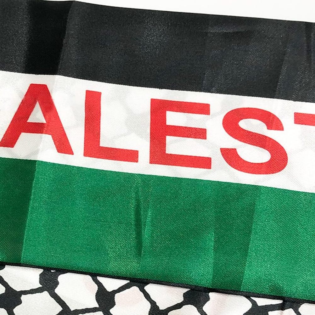 Palestine Scarf Waterproof Palestinian Print National Shawl Polyester Palestine Scarf