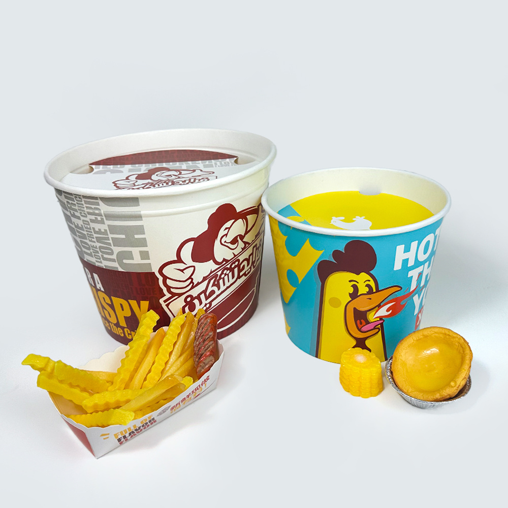 Food Grade Paper Greaseproof Paper Fried Chicken KFC Bucket/Boxes