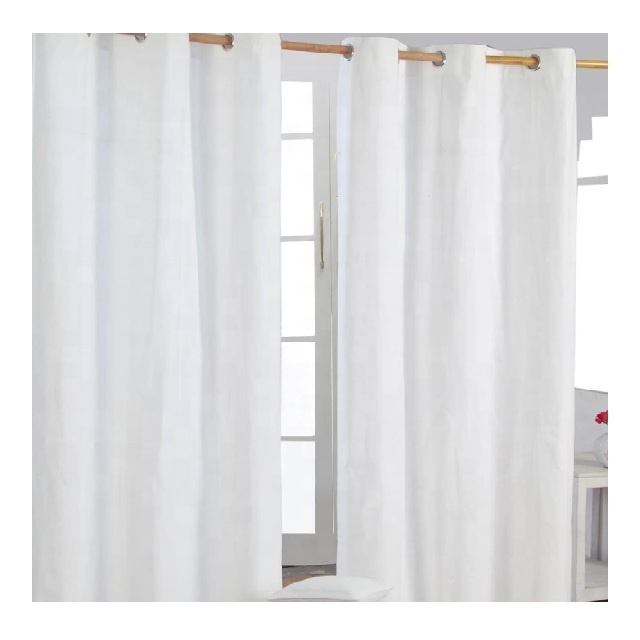 Top Grade Cotton Woven Curtains For Living Dining Bedroom Printed Fabric New Modern Eco Friendly Stylish GOTS Certified Screens