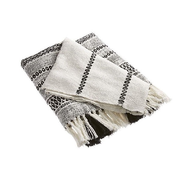 Indian Warm Dobby Weave Throw Blankets 100% Organic Cotton GOTS Certified Throws Blanket