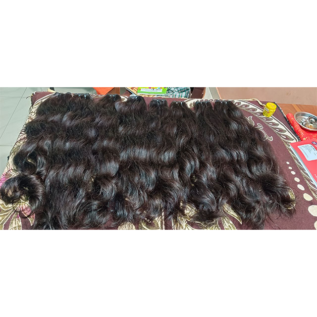 Cuticle Aligned Raw Human Hair Wholesale Indian Supplier and Distribution in United States Natural Hair Extensions Raw Wavy