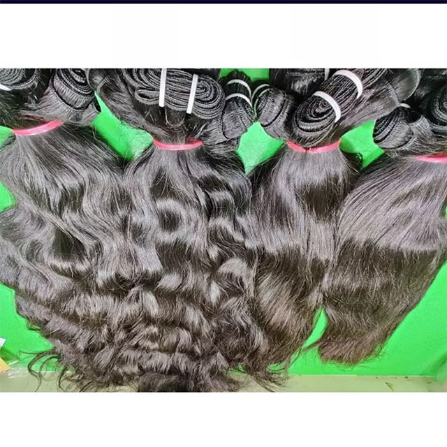 Wholesale Cuticle Aligned 100% Unprocessed Raw Indian Virgin Hair Extensions High Quality Human Hair Direct from India