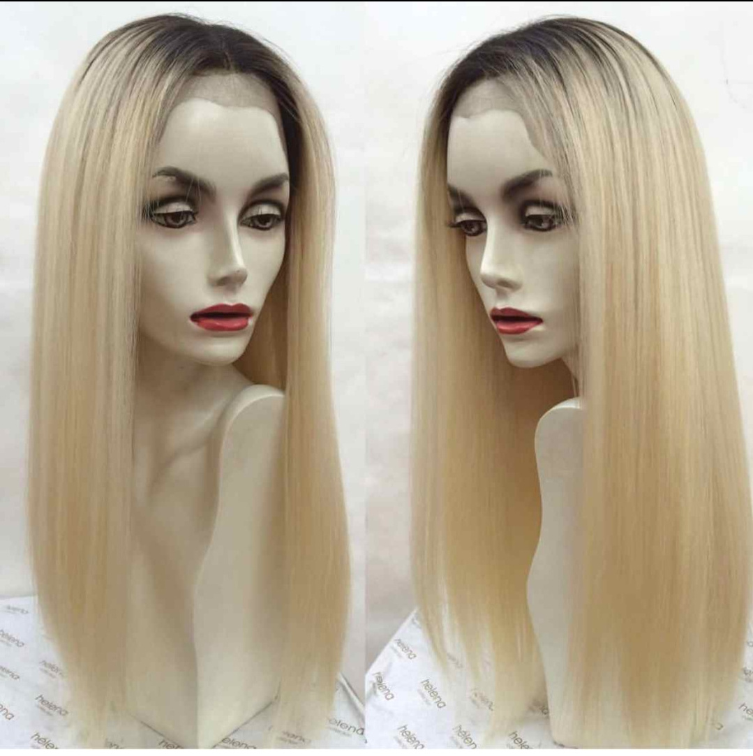 613 Blonde Wig Natural Human Hair 100% Raw Unprocessed Brazilian Straight Long Human Hair Glueless Lace Frontal Wig Hd Lace Wig