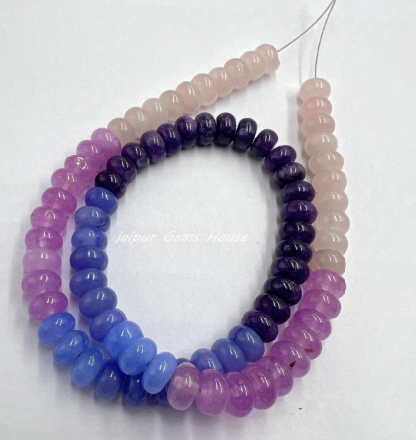 Natural Amethyst Tanzanite Lavender & Rose Quartz Gemstone Beads For jewelry making  Beads For Necklace Making Jewelry Supplies