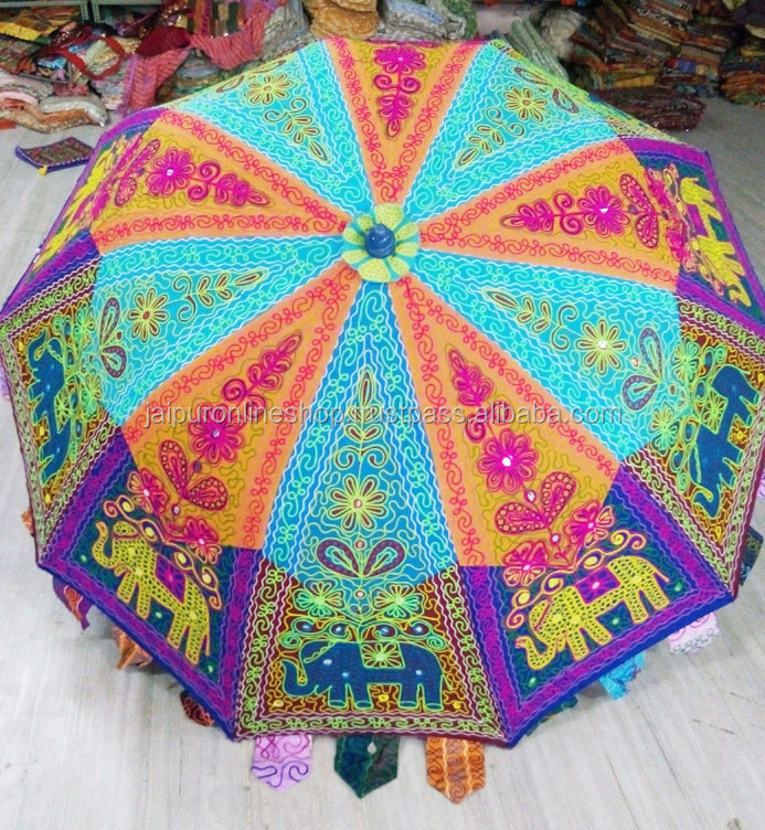 Garden Patio Parasol Boho Bohemian Umbrella