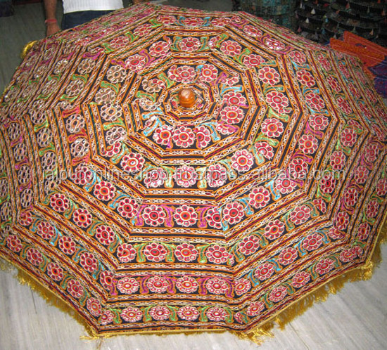 Indian Handmade Embroidered Garden Umbrellas