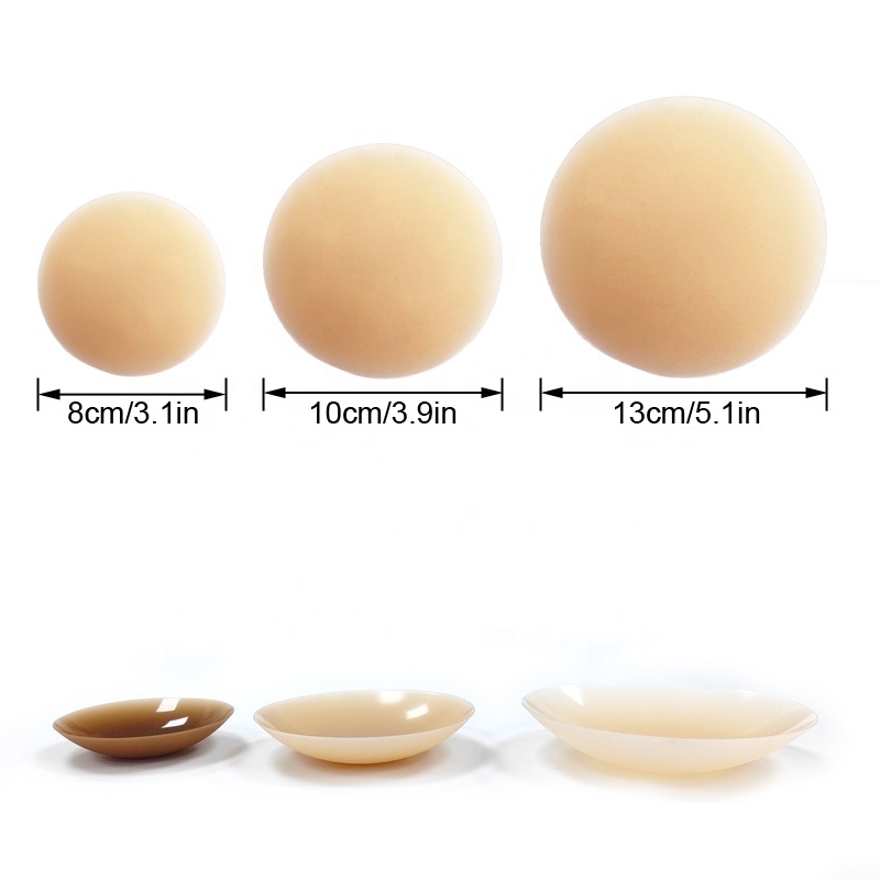 Nippies Waterproof Silicone Breast Petal Sticker Opaque Adhesive Bra Reusable No Glue Pasties Women Nipple Cover