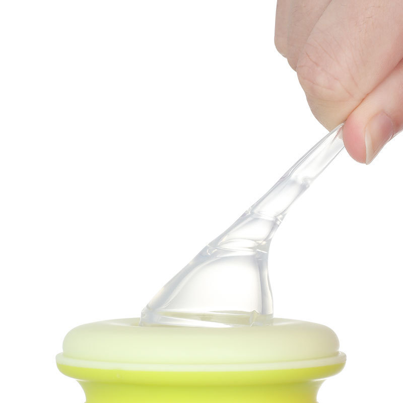 2021 new design Baby Bottle Wide Neck Glass Feeding Bottle for Newborn Baby Anti fall