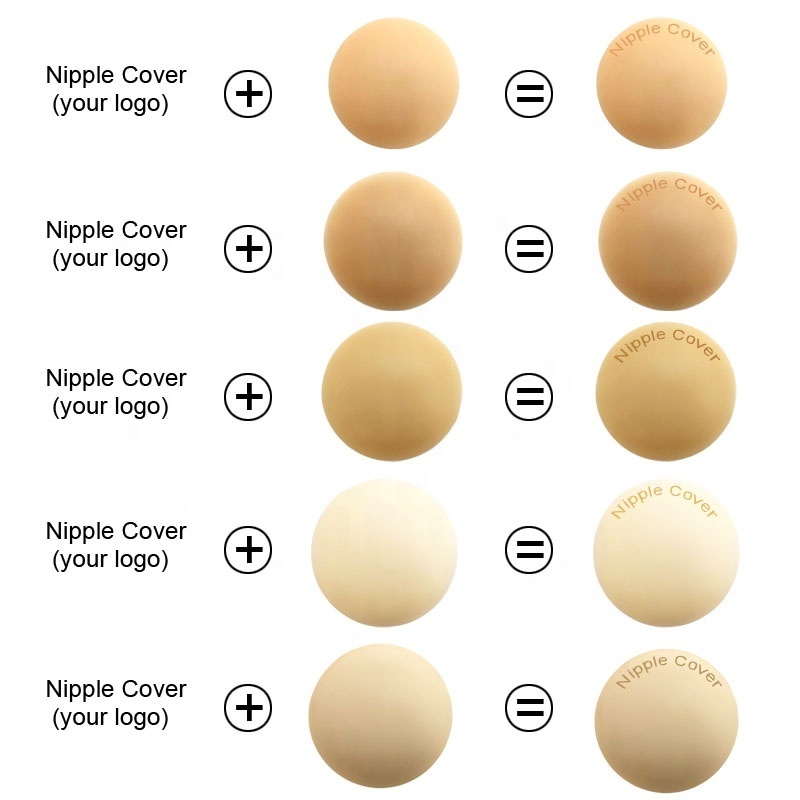 6.5cm Ultra Thin Breast Silicone Pads Gel Pasties Reusable Invisible Ultra Thin Self Adhesive Nipple Cover