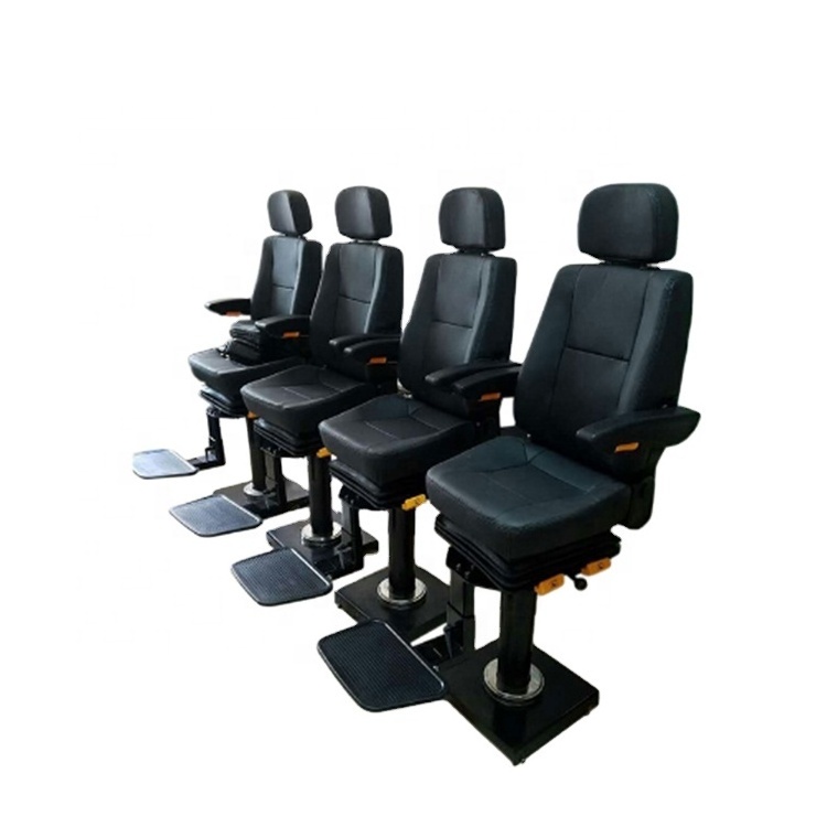 001 pneumatic lifting luxury ship driver chair fixed adjustable pontoon marine boat pilot captain seat