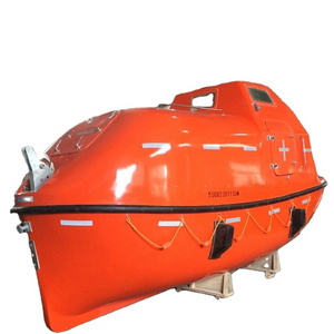 Widely used high speed fiberglass enclosed open Safety 5m 25 Persons Rescue boat lifeboat