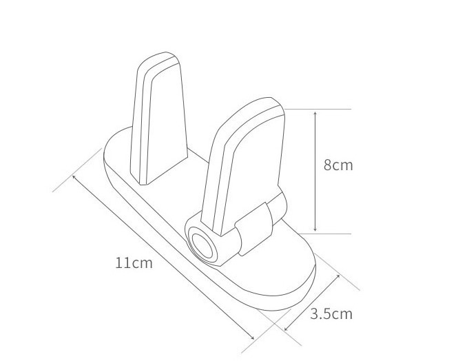 Child proof baby safety products door handle lever lock for child safety