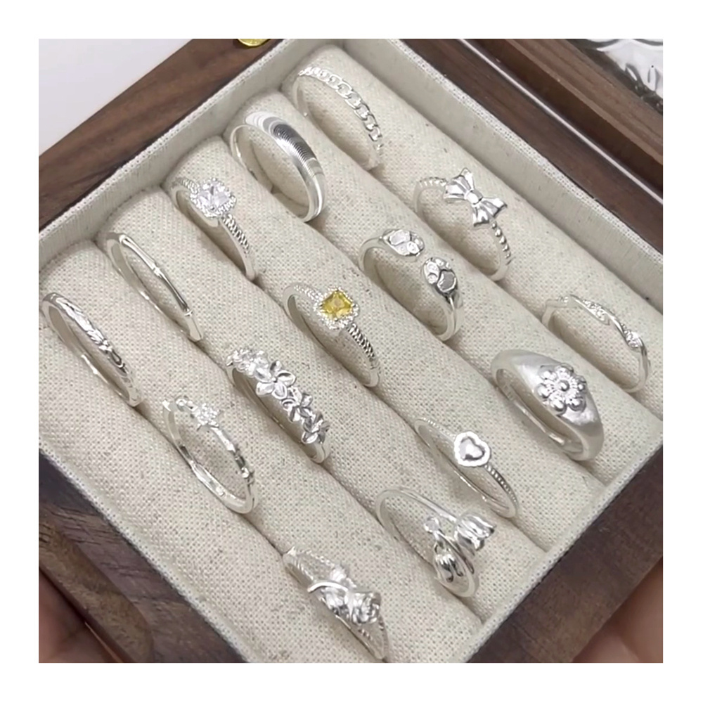 anillos sin piedra stainless steel rings for women jewelry jewelry bulk stacking 925 silver finger ring s925 ring price